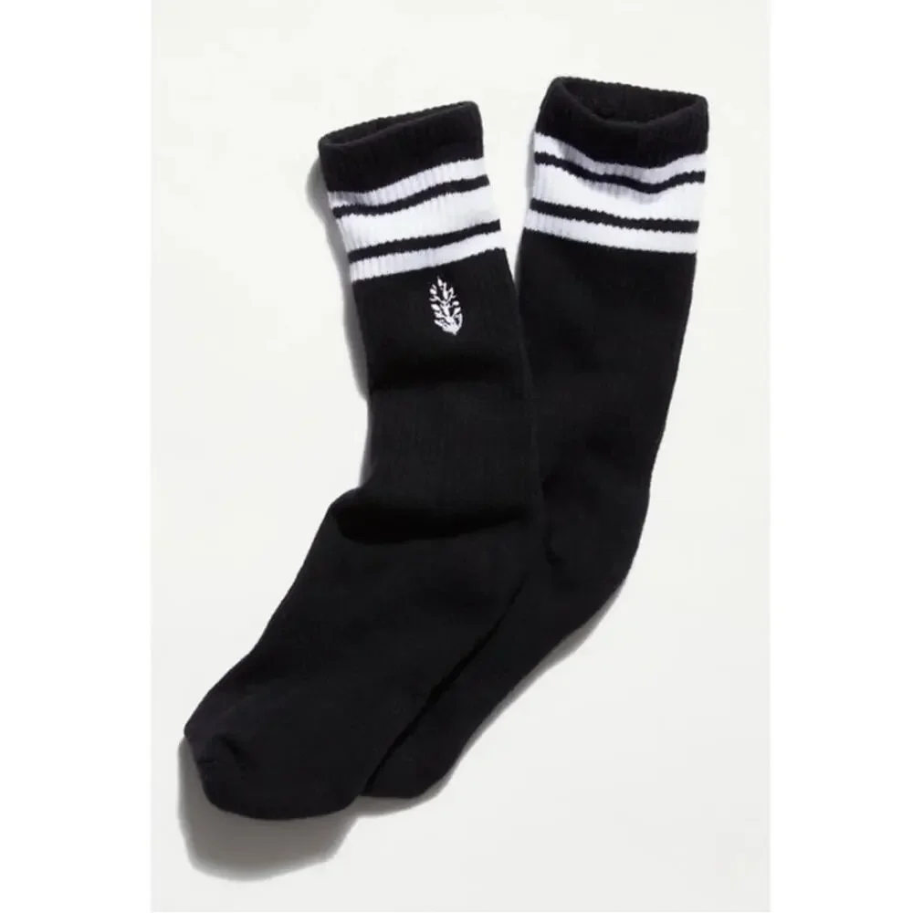 NWT Free People Movement Logo Stripe Tube Socks